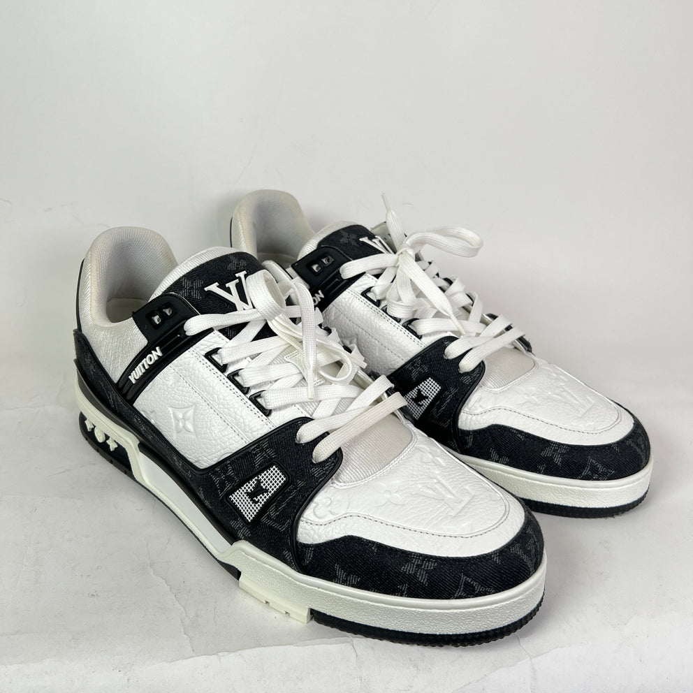 Louis Vuitton Denim Monogram LV Trainers