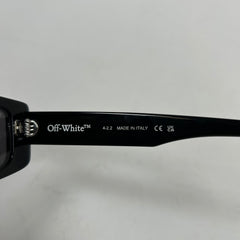 Off-White Black Square Frame Sunglasses