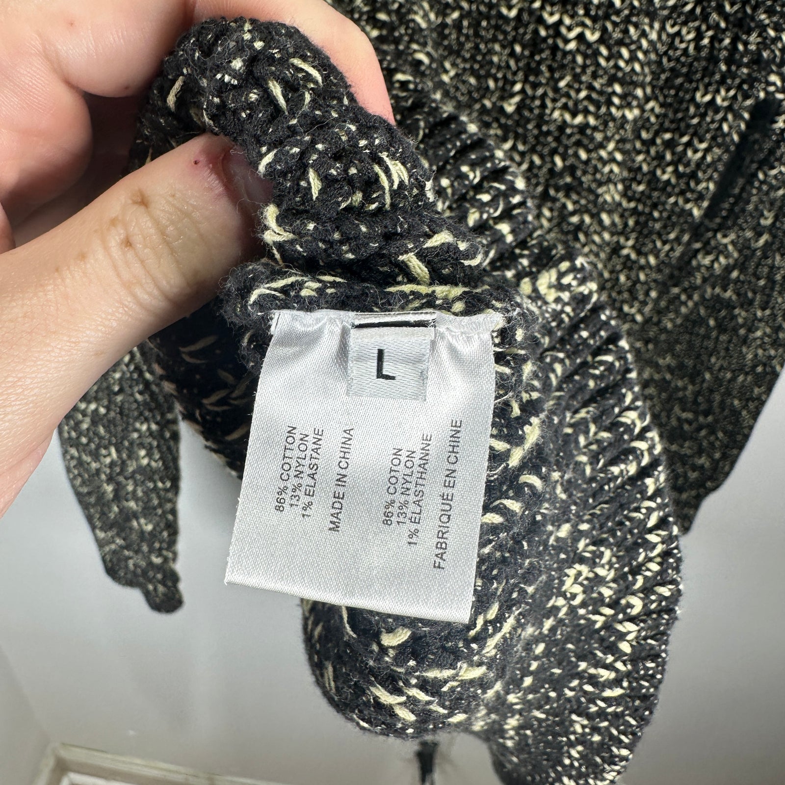 Proenza Schouler Speckled Knit Sweater Size L