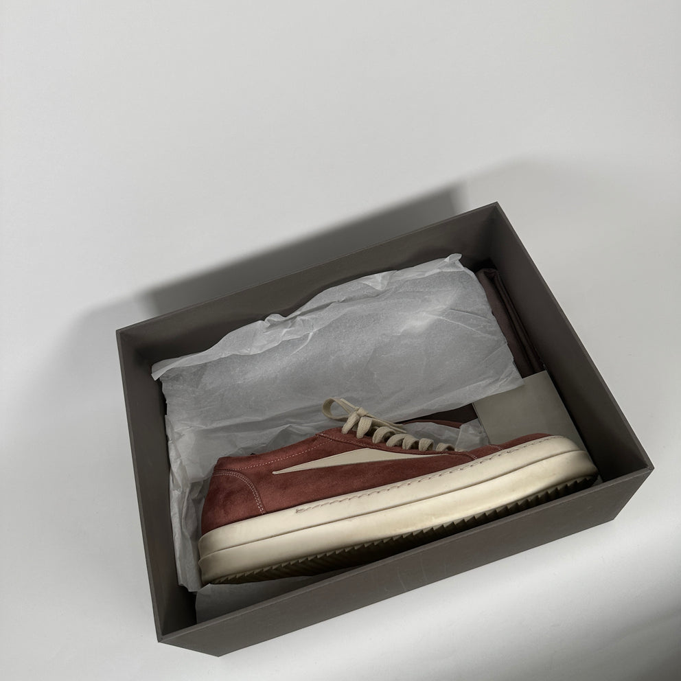 Rick Owens Vintage Dusty Pink Low Top Size 45