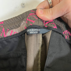 Valentino Logo Cargo Pants Size L