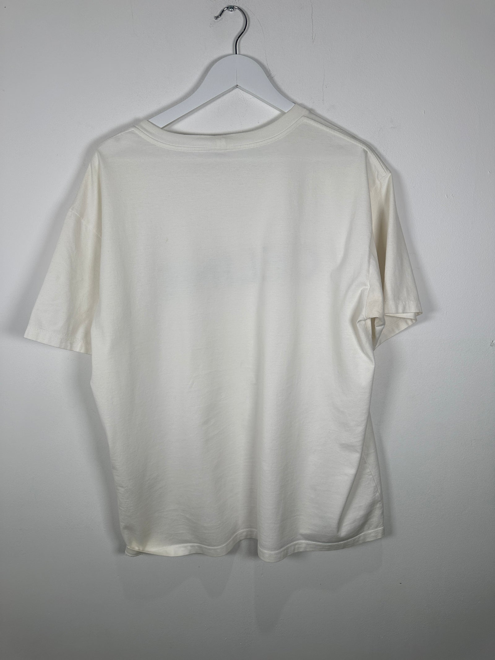 Celine White Logo T-Shirt Size M