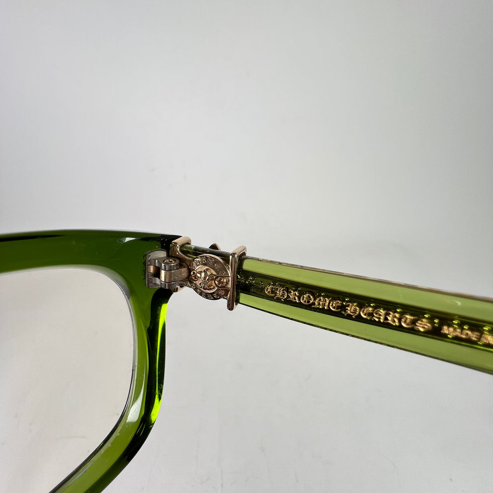 Chrome Hearts Green 'See You In Tea' Glasses