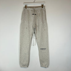 Essentials Heather Grey Logo Sweatpants Size S