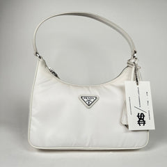 Prada Re-Nylon Re-Edition White Tessuto Nylon Hobo