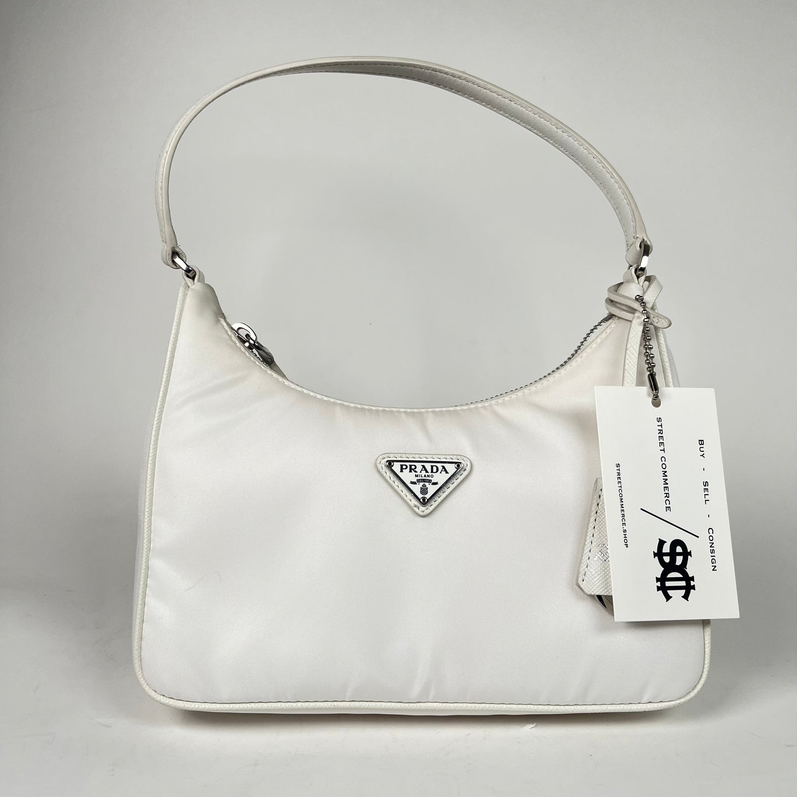 Prada Re-Nylon Re-Edition White Tessuto Nylon Hobo