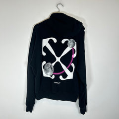 Off-White Black Moon Arrow Hoodie Size S