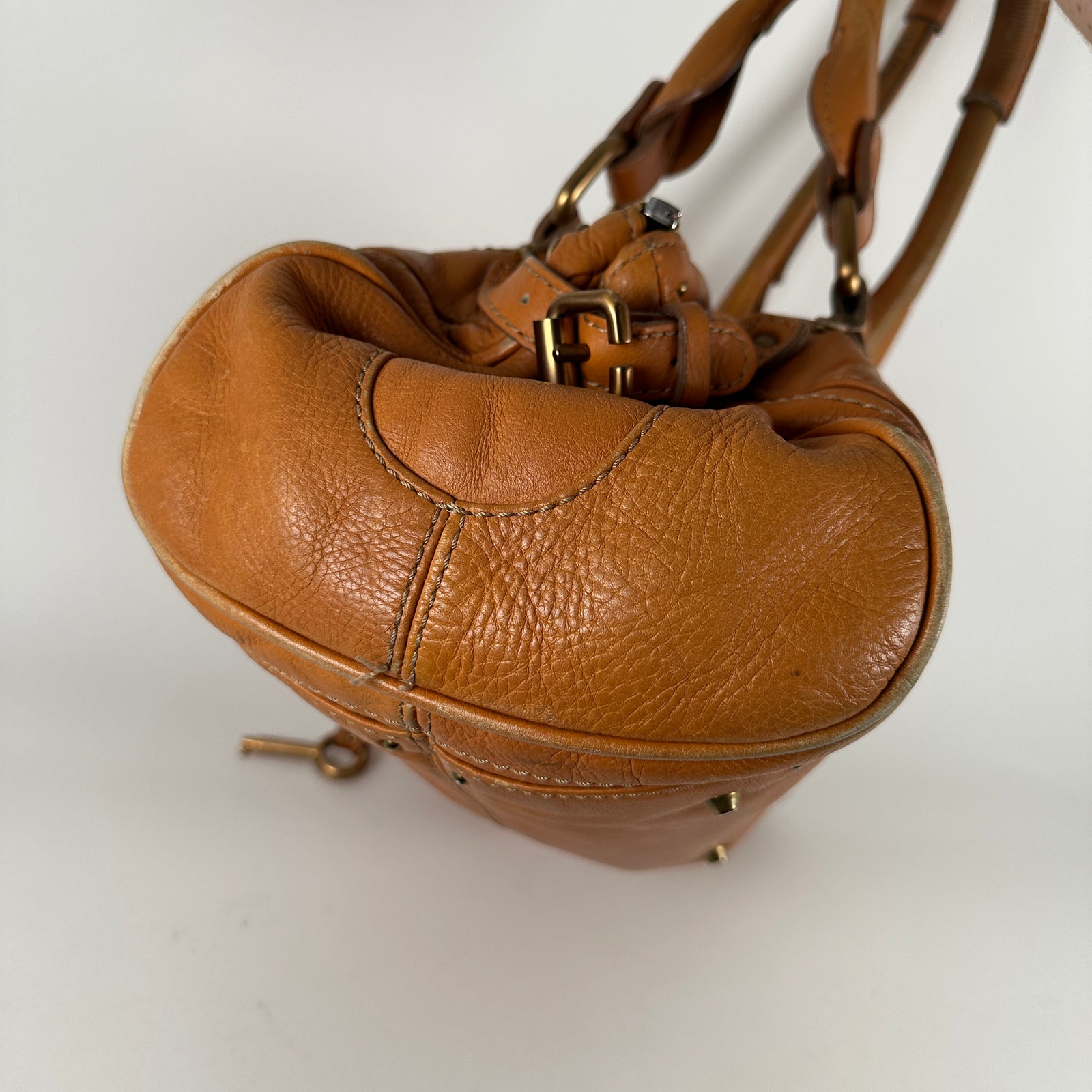 Chloe Paddington Lock Leather Handbag