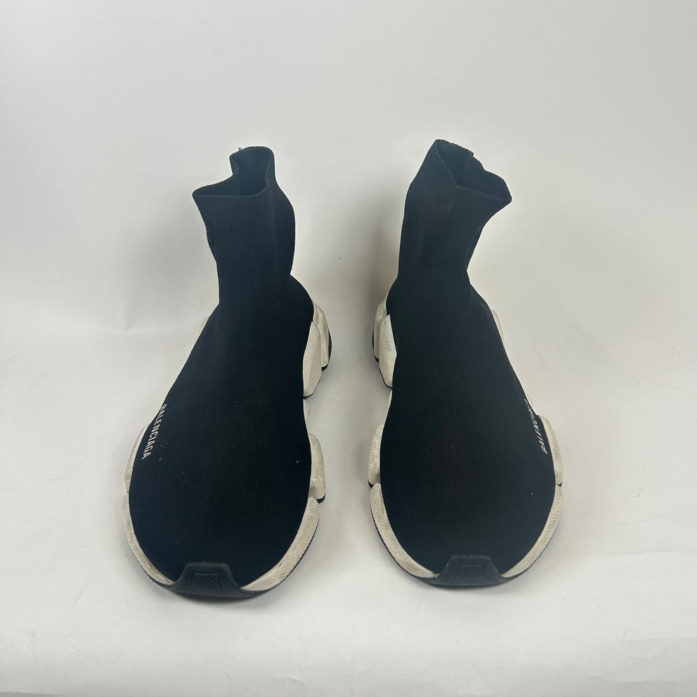 Balenciaga Black/White Speed Trainer 2.0 Size 44