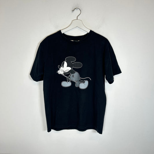 Number (N)ine Black Mickey Mouse T-Shirt Size 4