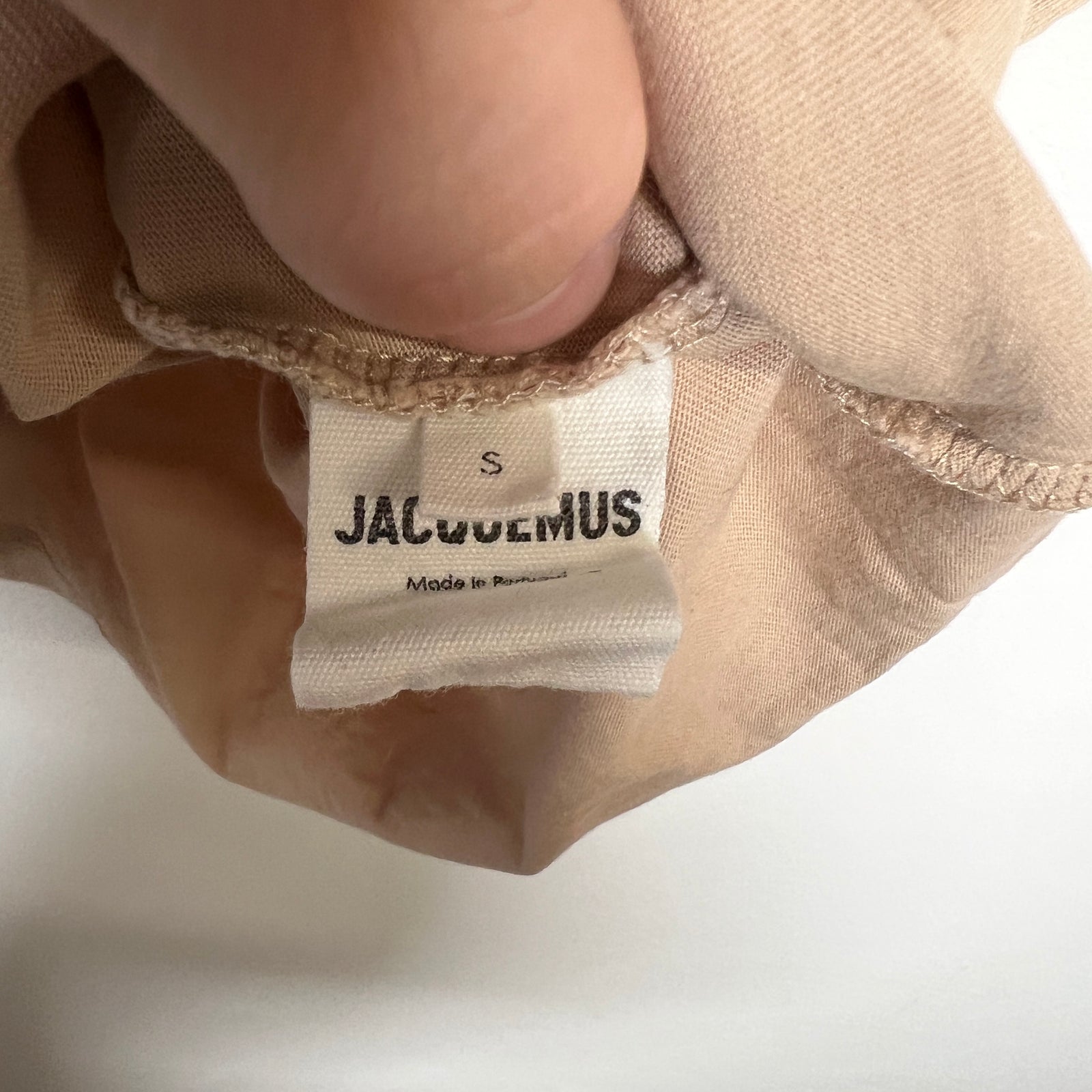 Jacquemus 'Hiver' Brown T-Shirt Size S