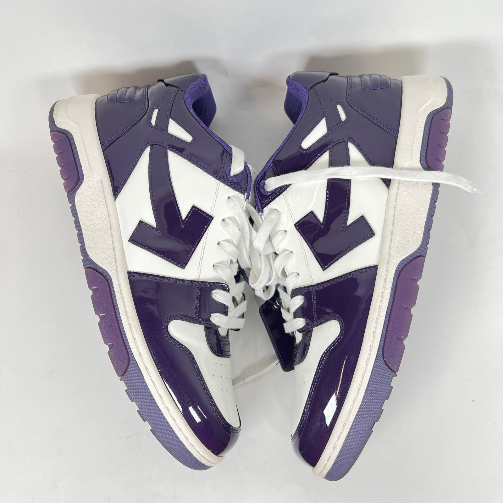 Off White Purple Out The Office Sneaker Size 46