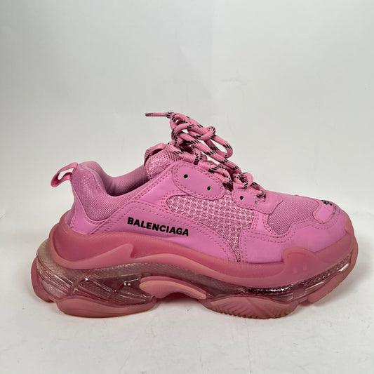 Balenciaga Pink Triple S Sneaker Size 38
