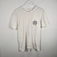 Chrome Hearts White LA Scroll T-Shirt Size M