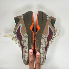 Gucci Burgundy GG Rhyton Sneaker Size GG 9