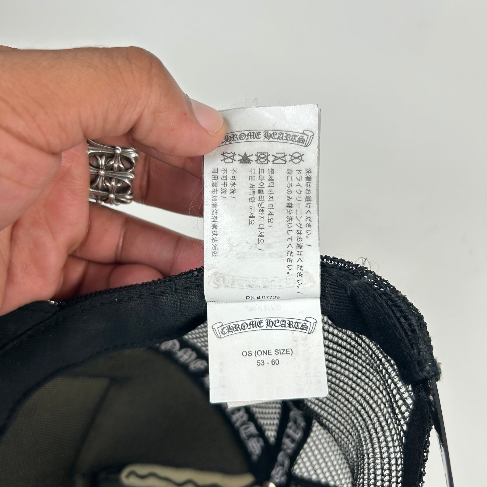 Chrome Hearts Black Las Vegas Hat