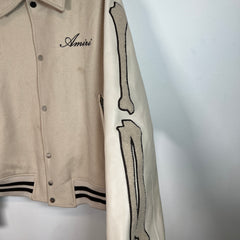 Amiri Bone Varsity Jacket Size L