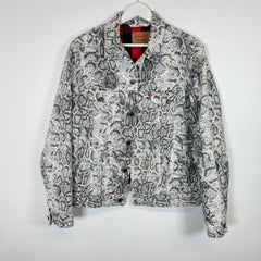 Supreme X Levis FW17 Snakeskin Denim Jacket Size M