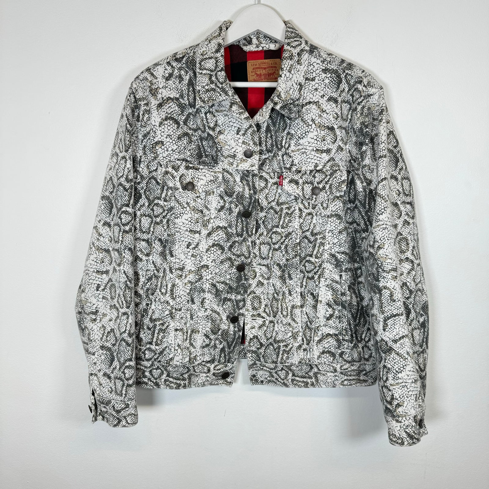 Supreme X Levis FW17 Snakeskin Denim Jacket Size M