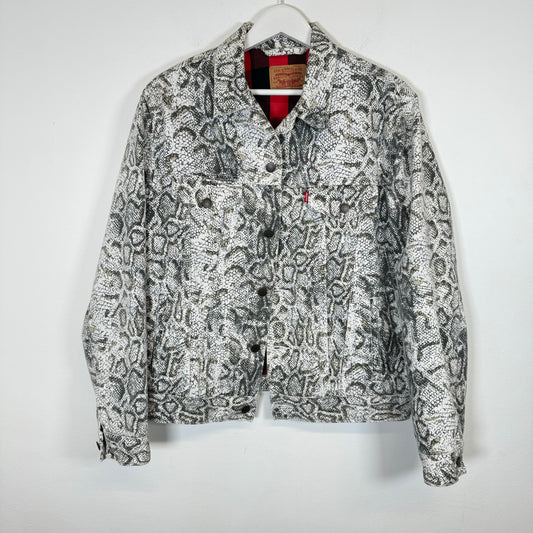 Supreme X Levis FW17 Snakeskin Denim Jacket Size M