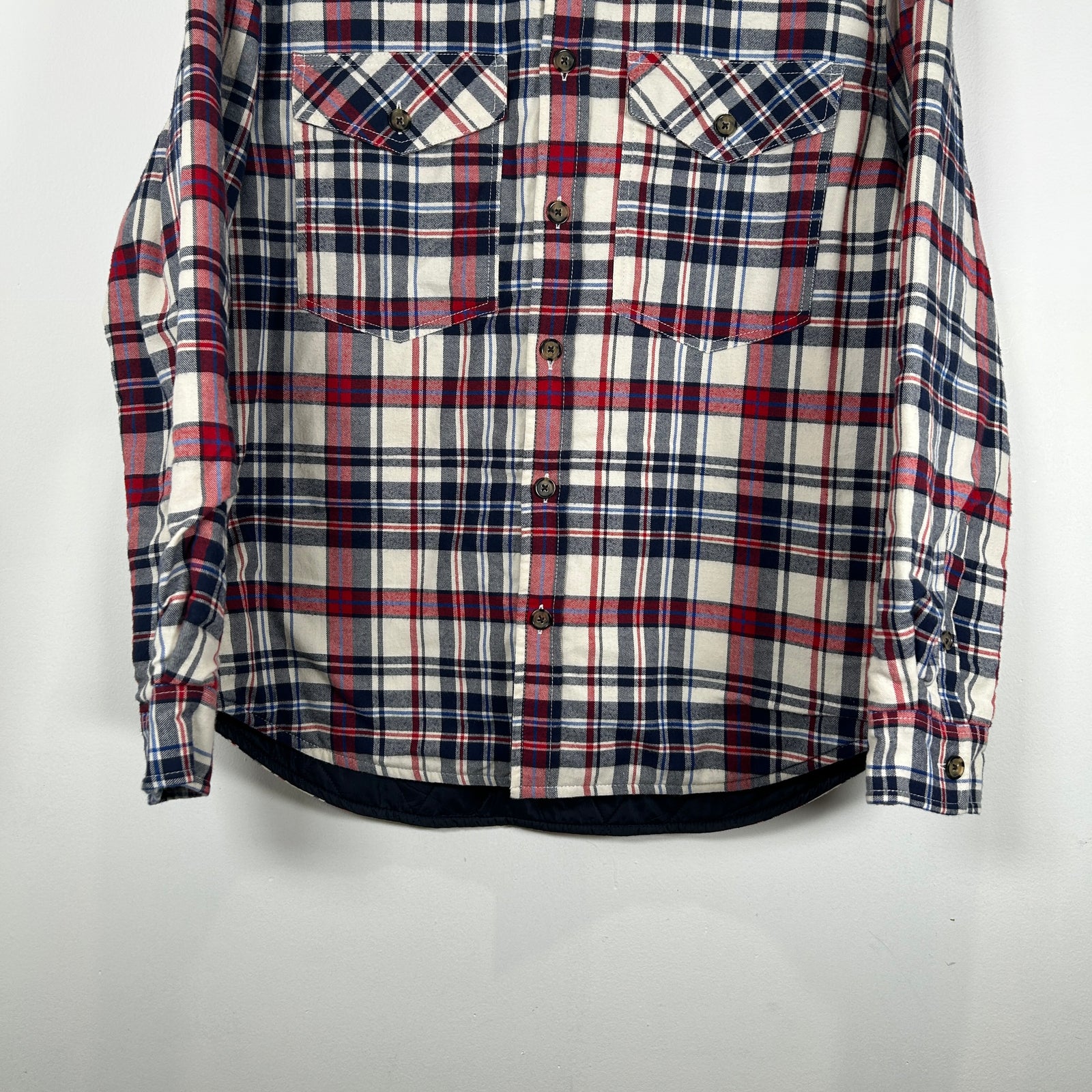 Isabel Marant Red/Blue Flannel Shirt Size S