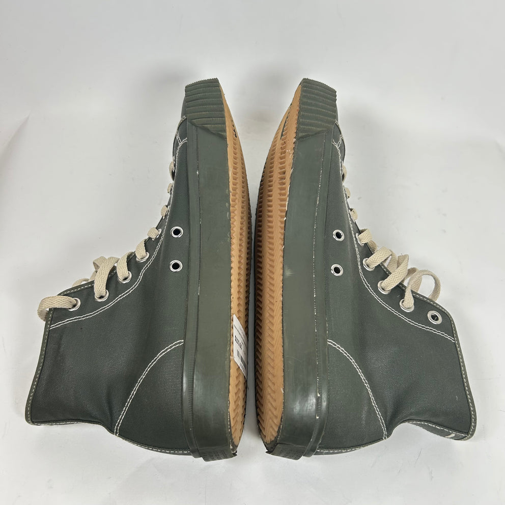 Maison Margiela Olive Tabi High-Top Sneaker Size 43