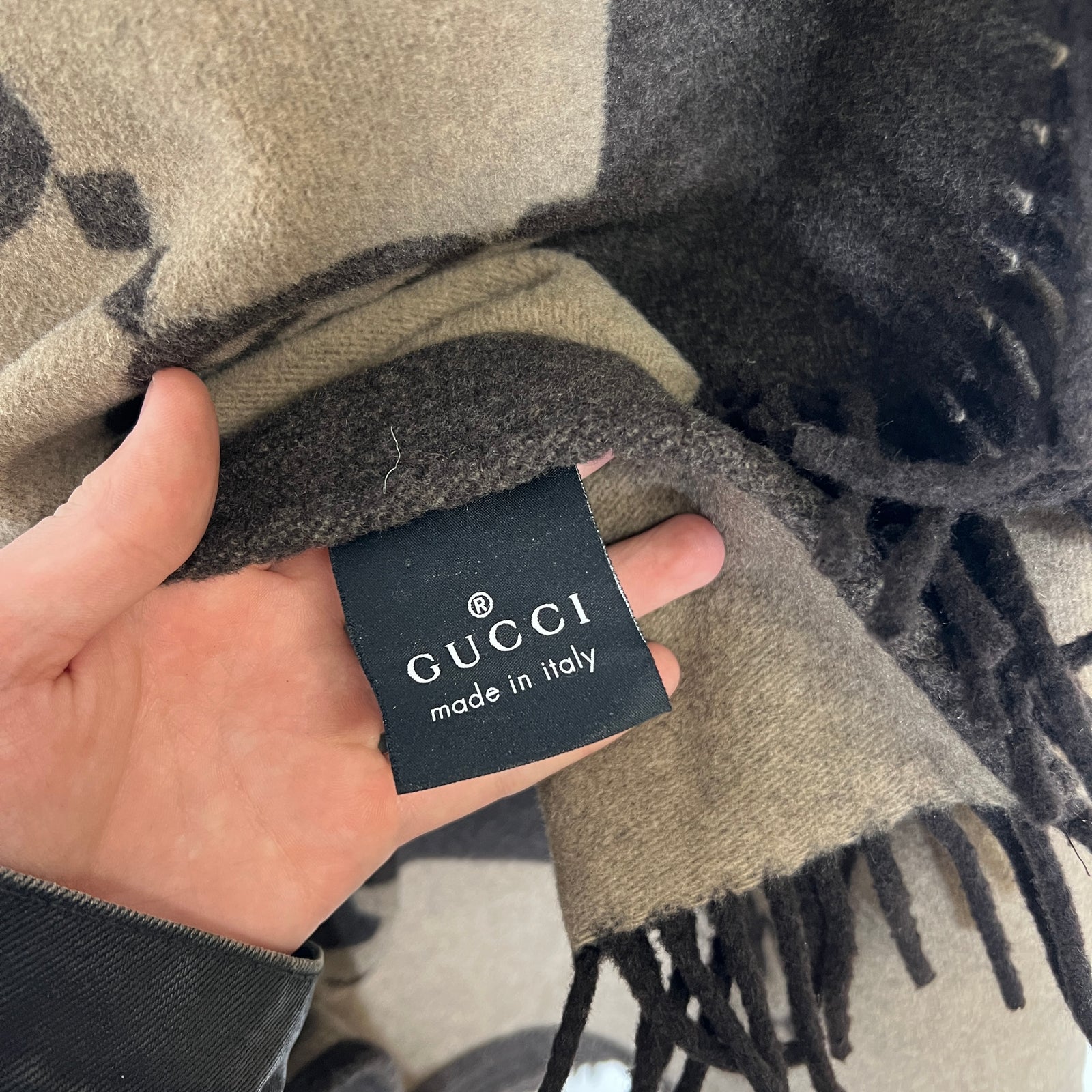 Gucci Cashmere Throw Blanket