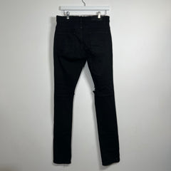 Amiri Thrashed Black Jeans Size 34