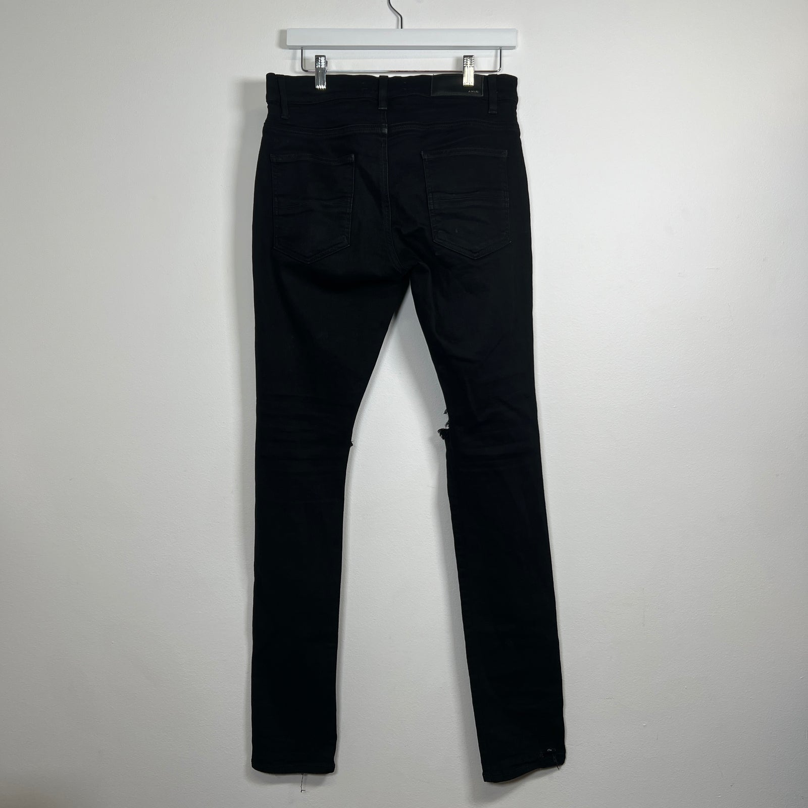 Amiri Thrashed Black Jeans Size 34