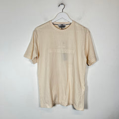 Stone Island Cream Embroidered Logo T-Shirt Size S