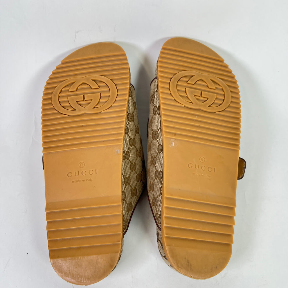 Gucci GG Canvas Sandals