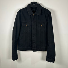 Saint Laurent Black Denim Jean Jacket Size L
