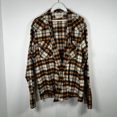 Greg Lauren Green/Yellow GL1 Flannel Size 4