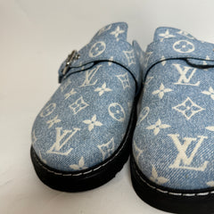 Louis Vuitton Denim Cozy Mules Size 38