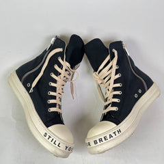 Rick Owens DRKSHDW 'Stop Your Breath' High-Top Ramones