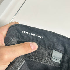 Purple Brand Black 'P001' Denim Jeans Size 38