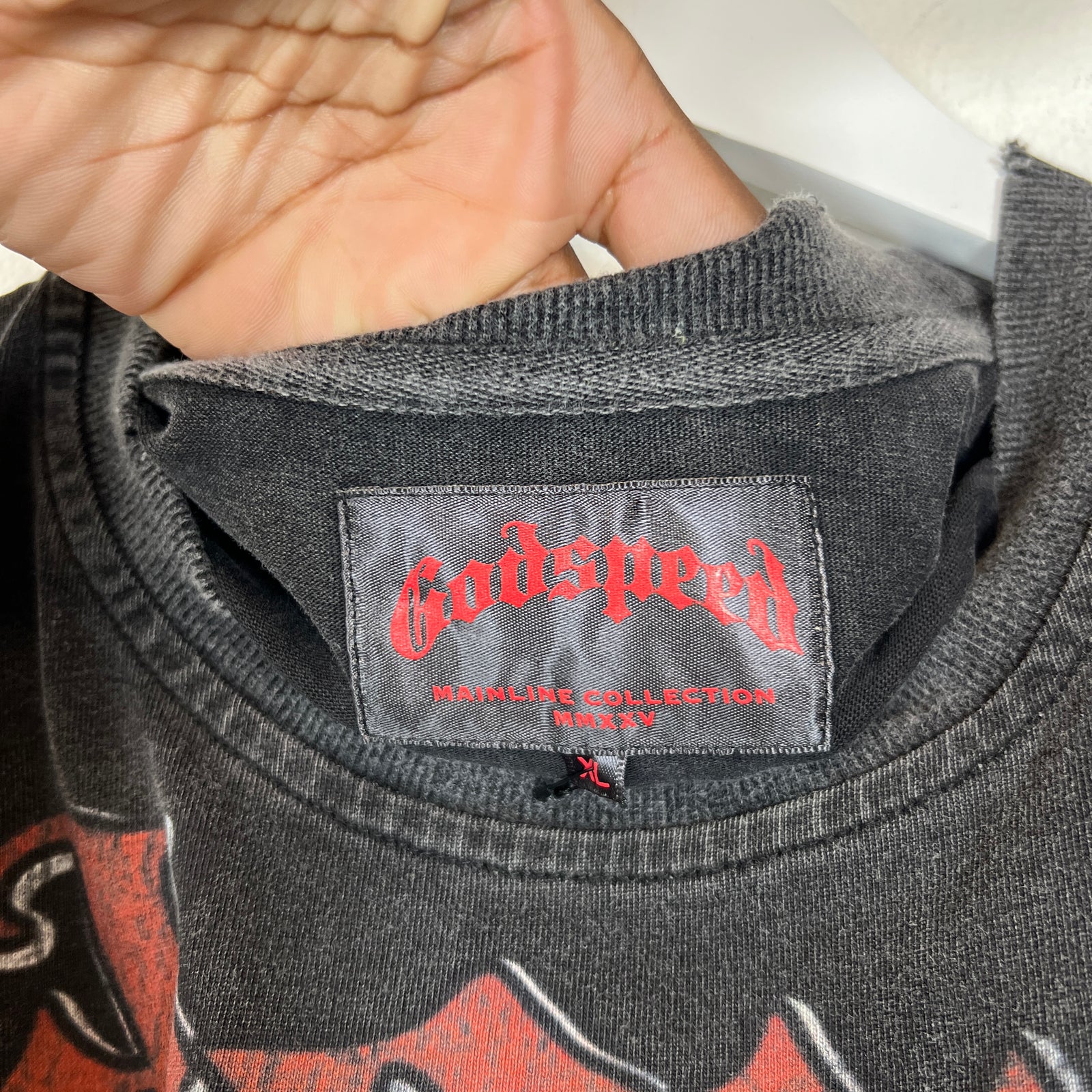 Godspeed Black Wash Chasing Aloha T-Shirt Size XL