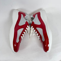 Prada Red/White Patent Leather Cups Size 9
