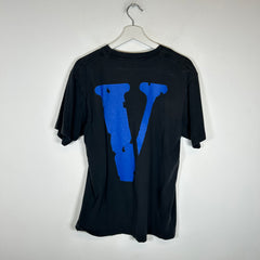 Vlone Black/Blue Logo T-Shirt Size M