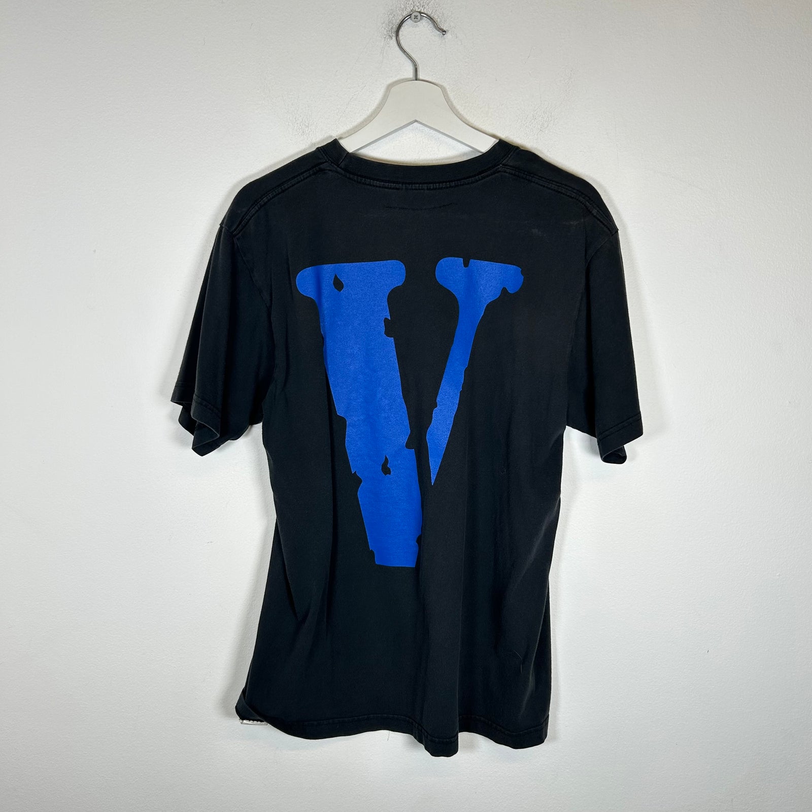 Vlone Black/Blue Logo T-Shirt Size M