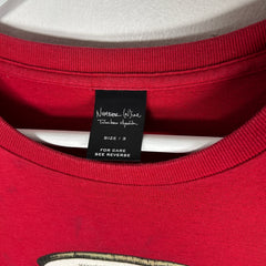 Number (N)ine Red Seattle Soup-Can Red T-Shirt Size 3