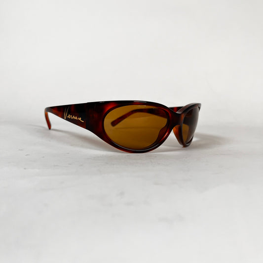 Versace Bronze Oval Sunglasses