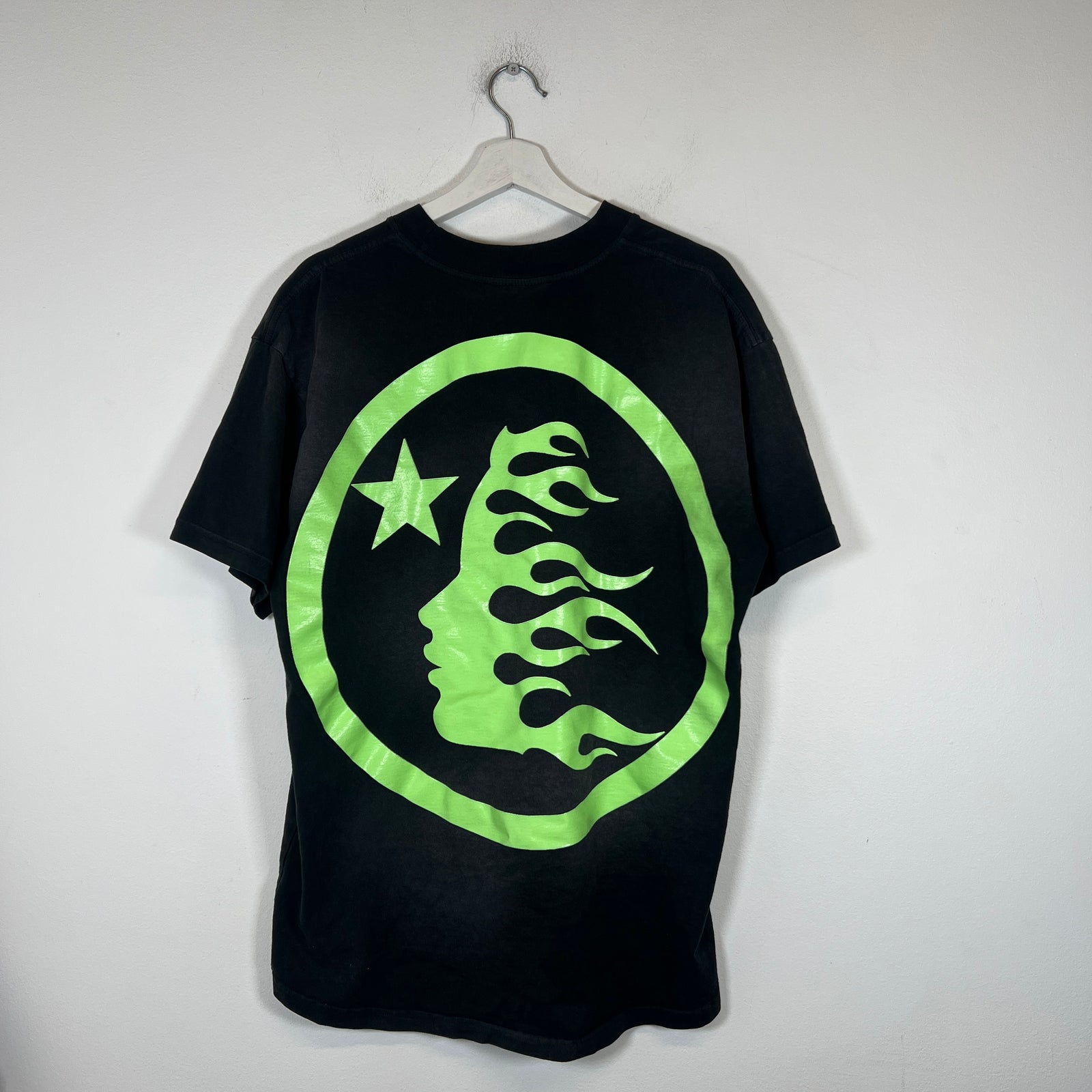 Hellstar Green/Black Logo T-shirt Size S