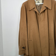 Burberry Cashmere Khaki Trench Coat Size M