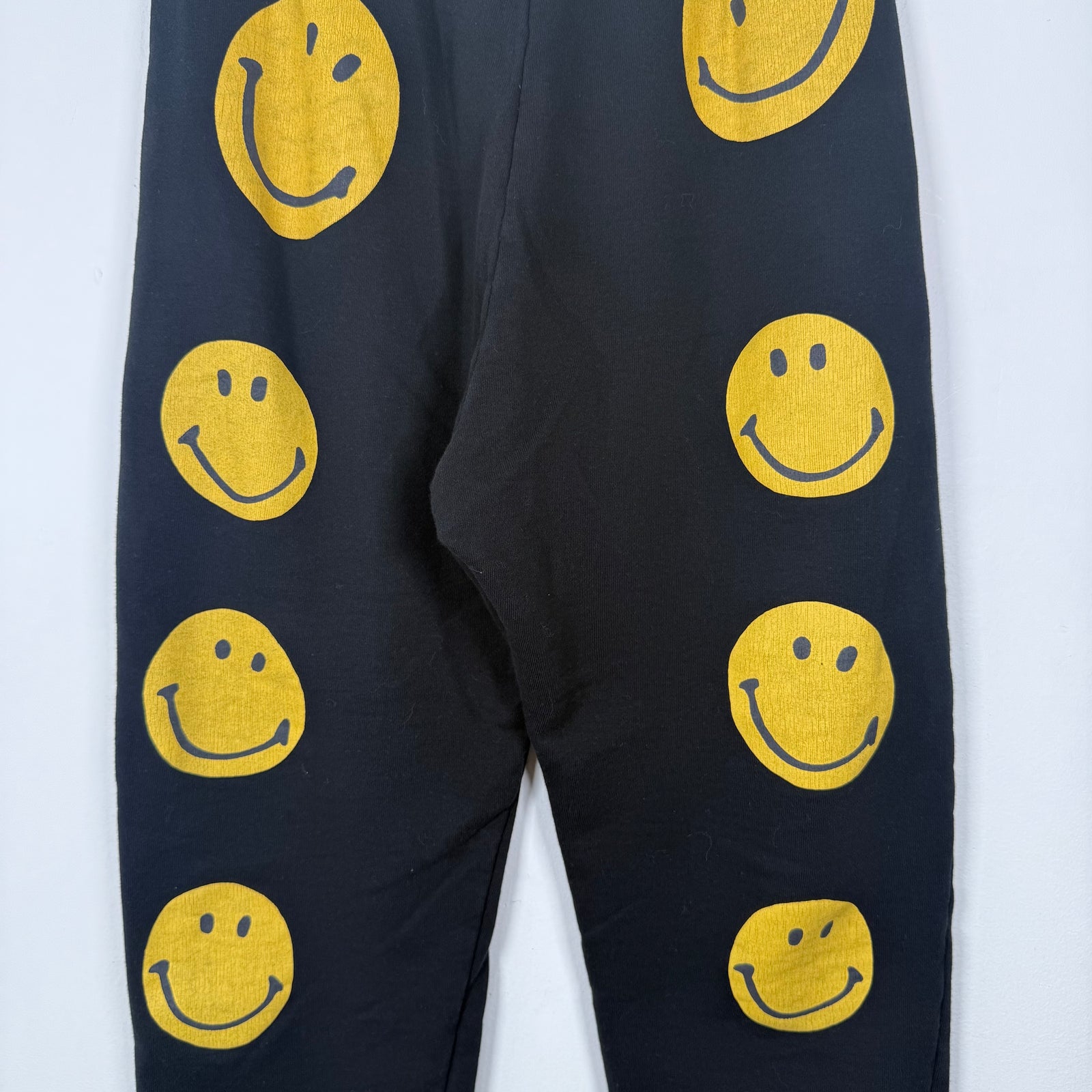 Kapital Black Smiley Face Sweatpants Size 3