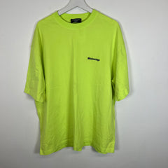 Balenciaga Neon B Spell-Out Tee Size XL