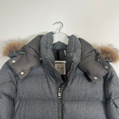 Moncler Grey Puffer Jacket Size 4