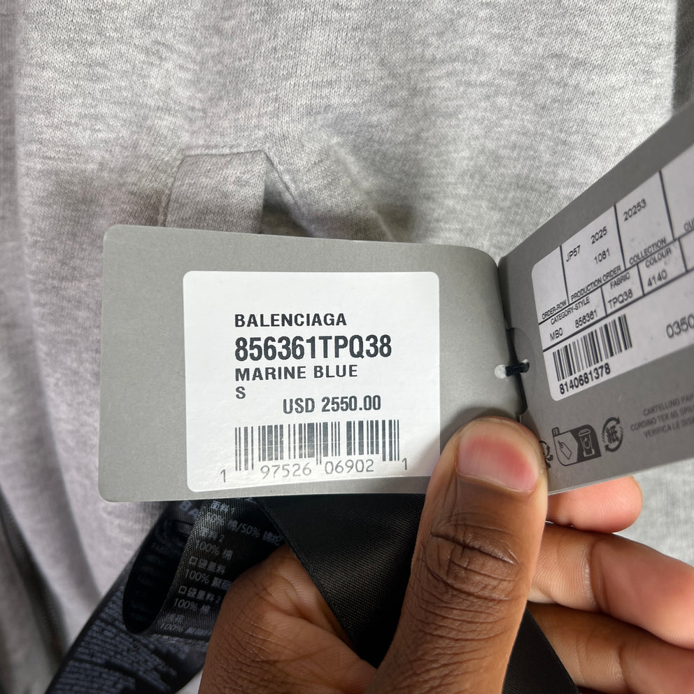 Balenciaga Techno Cotton Poplin Reversible Zip-Up Jacket