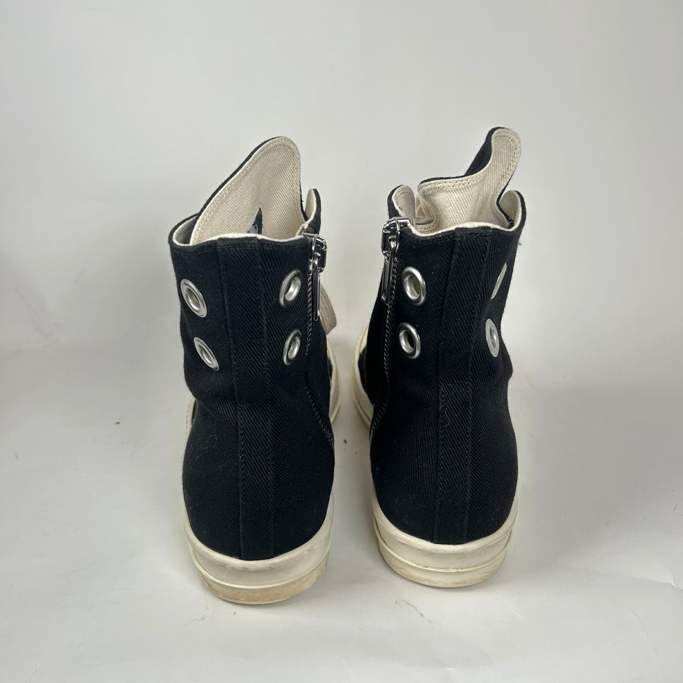 Rick Owens Black Gimp Ramones Size 39