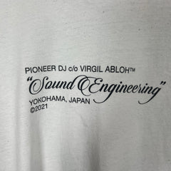 Off-White Sound Engineering White T-Shirt Size S